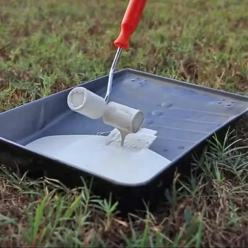 Brosse à rouleau de peinture double face, pinceaux de peinture, peinture d'angle cylindrique, outils d'amélioration de l'habitat, brosse à rouleau de garde-corps de conduit