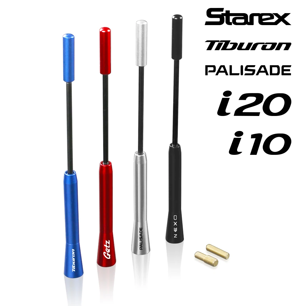 Car Telescopic Antenna Radio Aerials For Hyundai Tiburon Palisade Starex I10 I20 Grandeur Getz Venue Nexo Interior Accessories