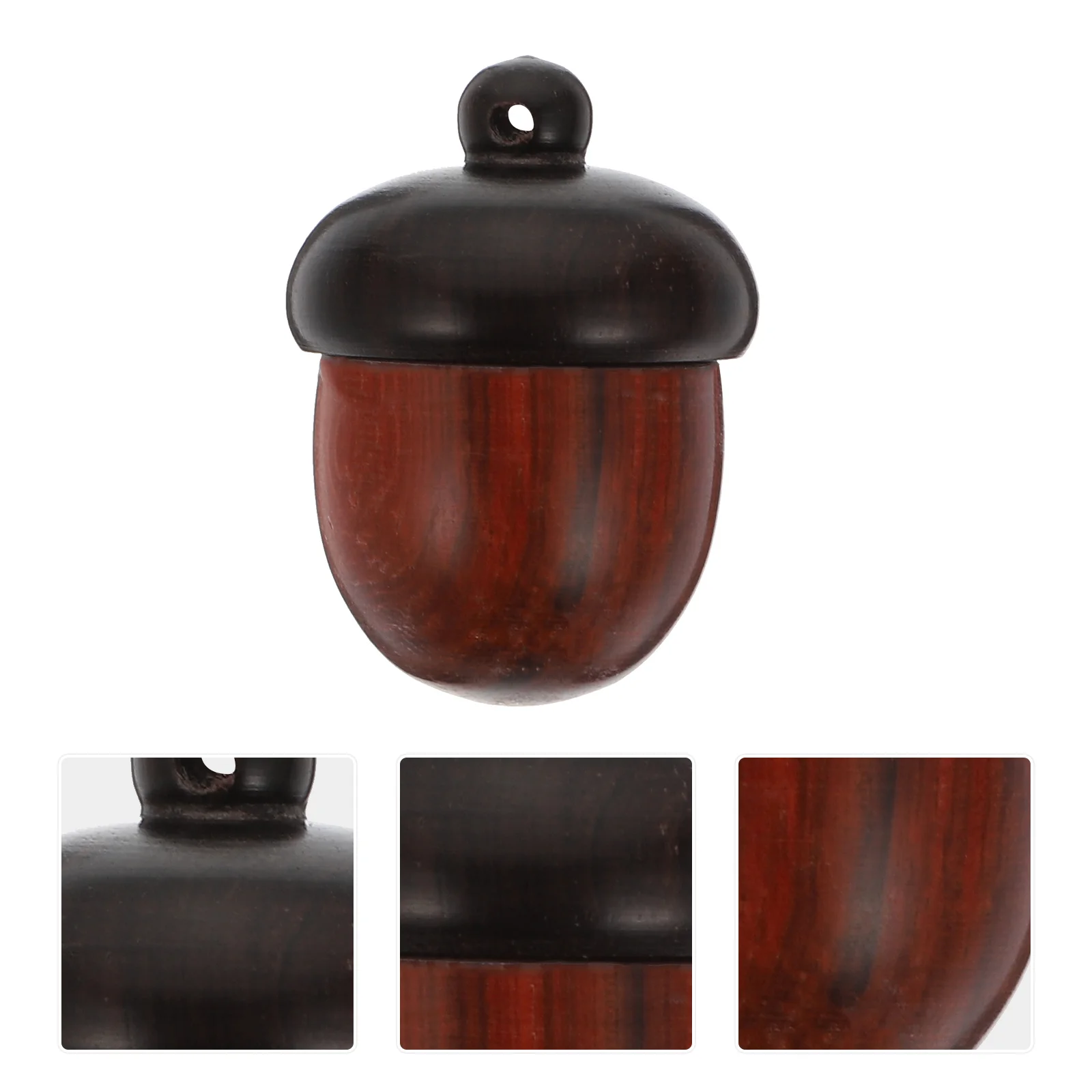 

1Pcs Nut Pendant Wooden Durable Multi-Functional Openable Storage Container Chic Necklace Accessory DIY Crafts Pendant Fragrance