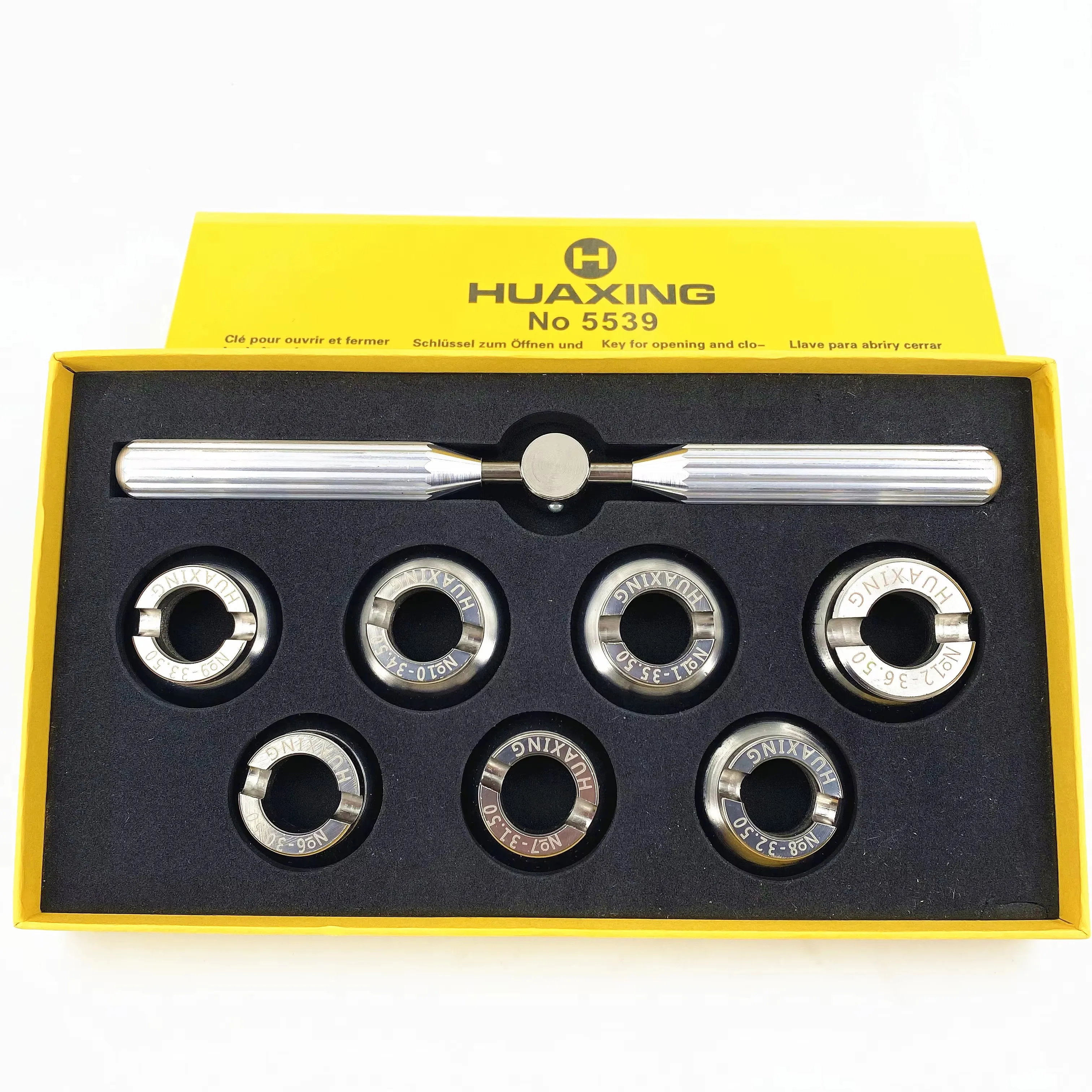 

Key Closing Waterproof Brand Watch Repair Tools High Quality 7pcs 30.5-36.5mm Watch Back Case Openers Repair Tool Set