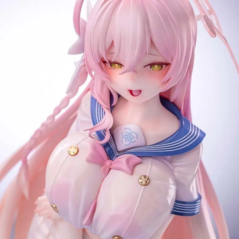 Urawa Hanako Fully Painted Anime Figure - Blue Archive Bishoujo Girl PVC Statue, Green Ver. Desk Display Decor, In Stock