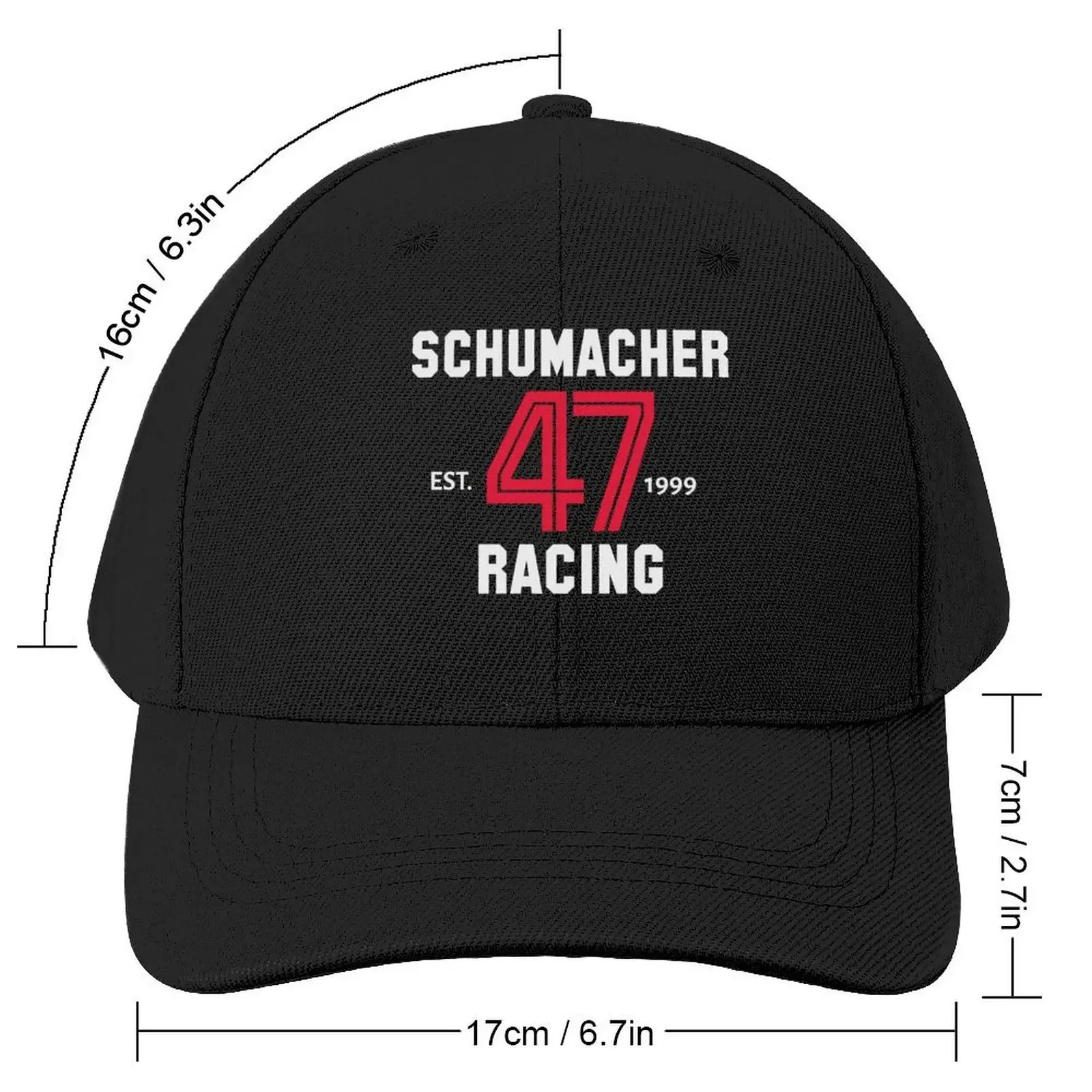 Mick Schumacher Racing Baseball Cap beach hat New In Hat Female Men's