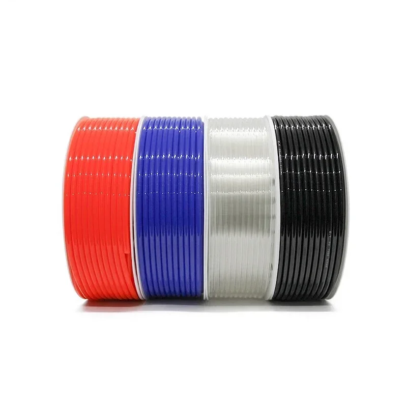 10/20/50/100 Meters PU High-Pressure Air Tube Air Compressor Hose Outer Diameter: 4/6/8/10/12mm High Pressure Polyurethane Tube