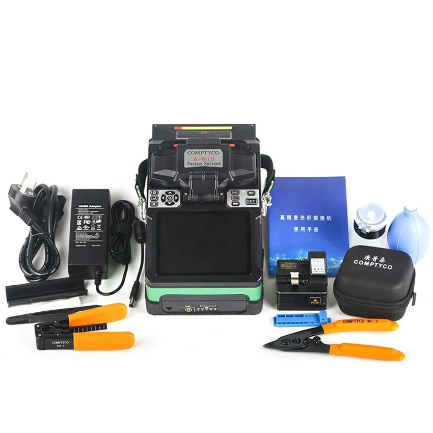 COMPTYCO A-81S ARC Fiber Optic Fusion Splicer Machine voor Ftth Fiber Solution