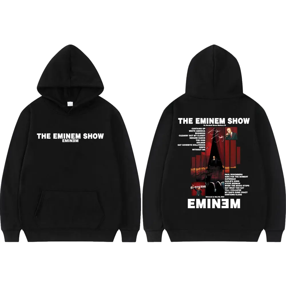 

Hot Rapper Eminem Album Graphic Hoodie Men Women Clothing Fashion Hip Hop Pullovers High Quality Fleece Long Sleeve Sweatshirts