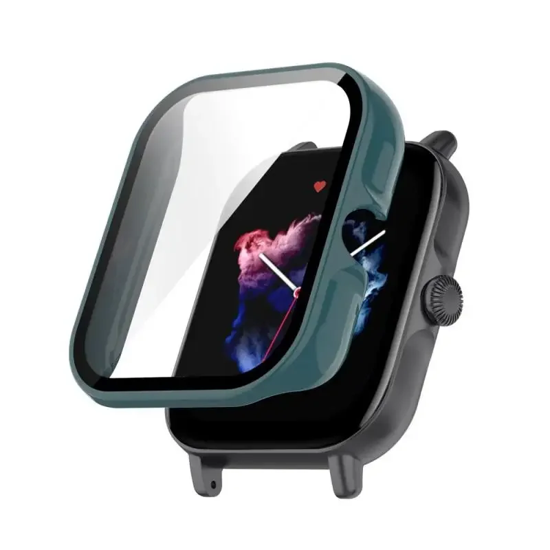 PC Case+Tempered Glass For Amazfit GTS 3 4 Case Cover Watch Protector Frame For Amazfit GTS4 mini Glass Cover Casse