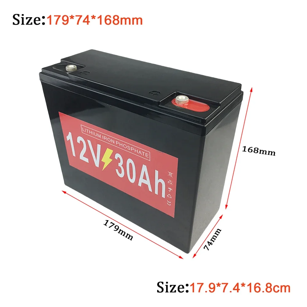 Lifepo4 12V 30Ah Rechargeable Battery Pack for Children's Toy Car, Solar Street Lights Andother Small Equipment Power Supply