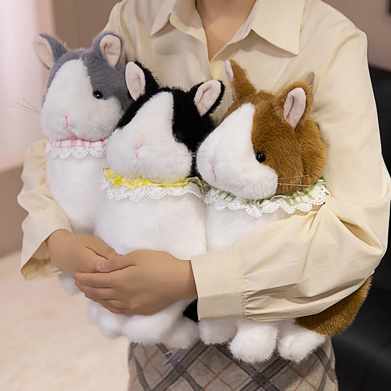 Conejo de imitación Kawaii de 14-30cm, almohada de muñeco de peluche, muñeco peludo bonito, juguete de conejito, decoración del hogar, regalo de Navidad