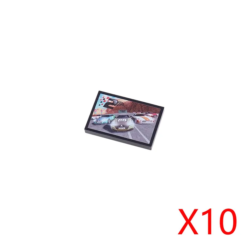 Szene Modell Druck Zubehör Bausteine Dashboard Bildschirm tastatur Maus Control Tasten Mini Kompatibel Ziegel Spielzeug N08
