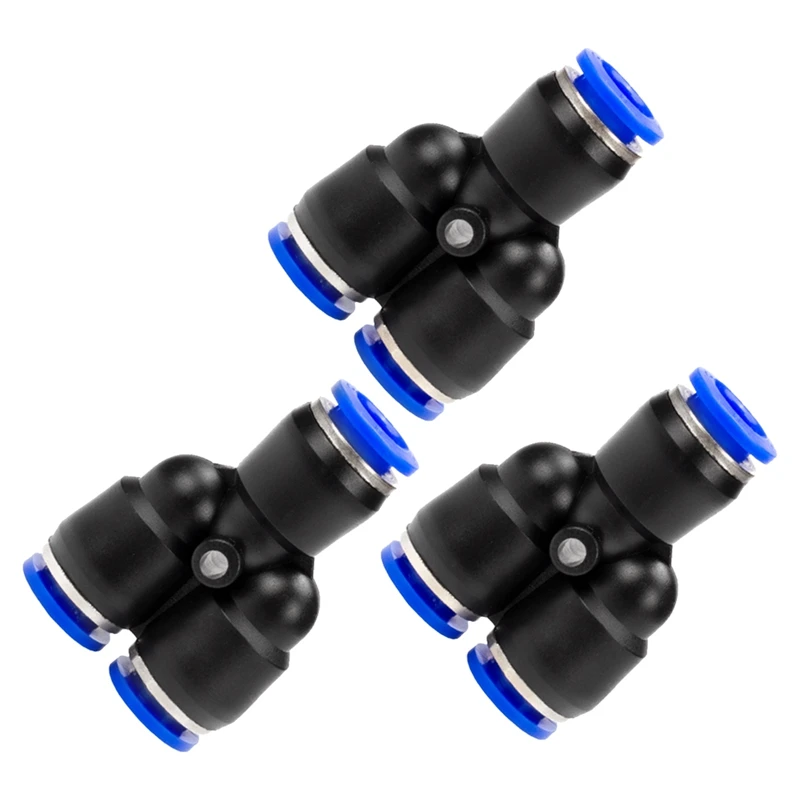 

1 Set Plastic Quick Connectors For Air Water Connecting Pyconnect 8Mm Y Shape PY-8