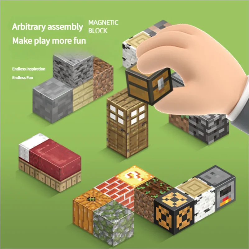 STEM Magnetic Tiles Building Blocks Toys for Kids Educational Construction Non-Toxic ABS Learning Toys Gift for Child Birthday