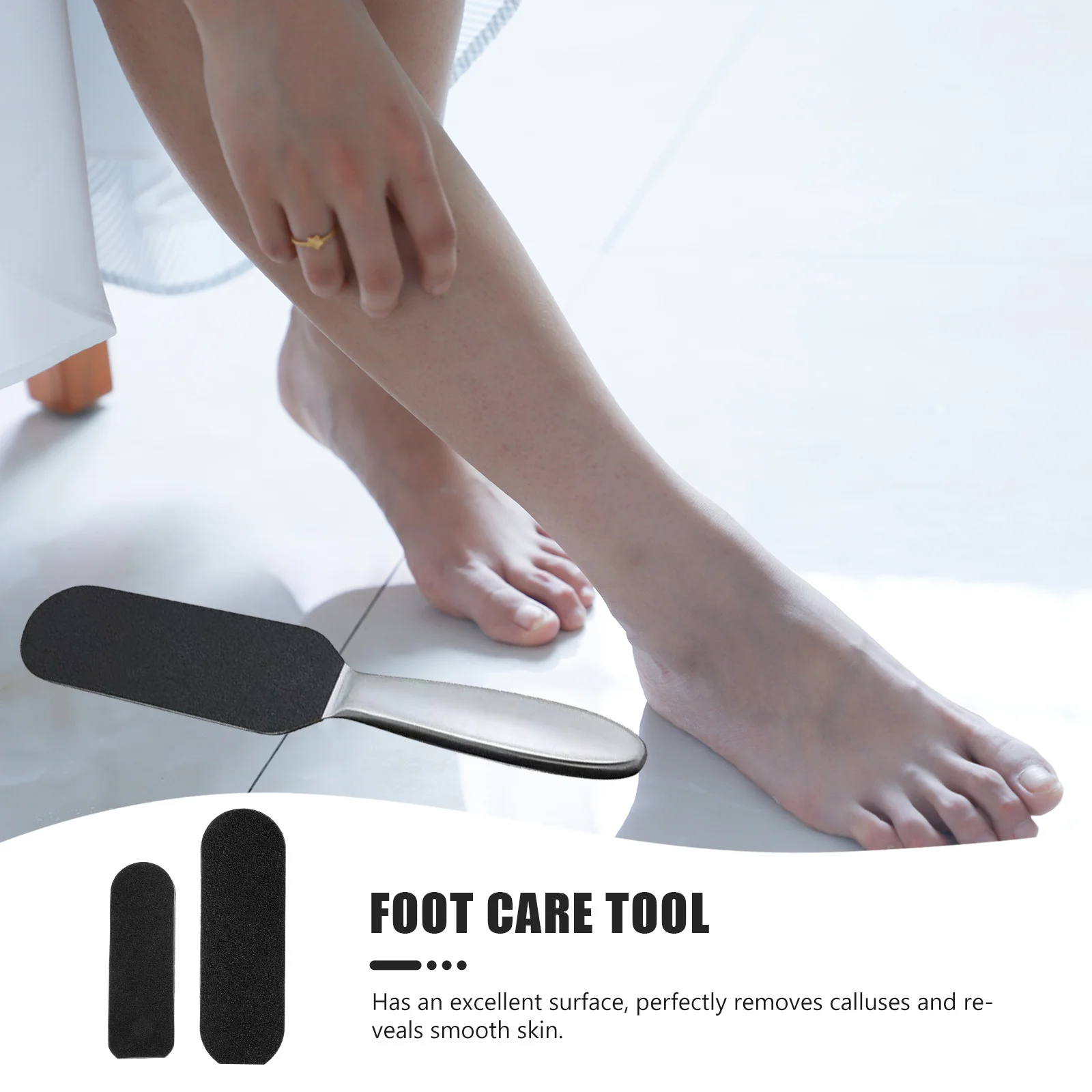 20 قطعة عبوات ملف القدم العملي مزيل الجلد الميت استبدال منصات المحمولة الكالس أداة إزالة الصواميل للعناية بالأقدام الناعمة باديكير #1