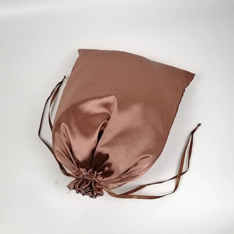 50 قطعة شعار مخصص الشريط الساتان حقيبة الشعر عذراء وصلات شعر شعر مستعار/أدوات التجميل/بيكيني/الأحذية/الملابس الرباط حقيبة التعبئة والتغليف