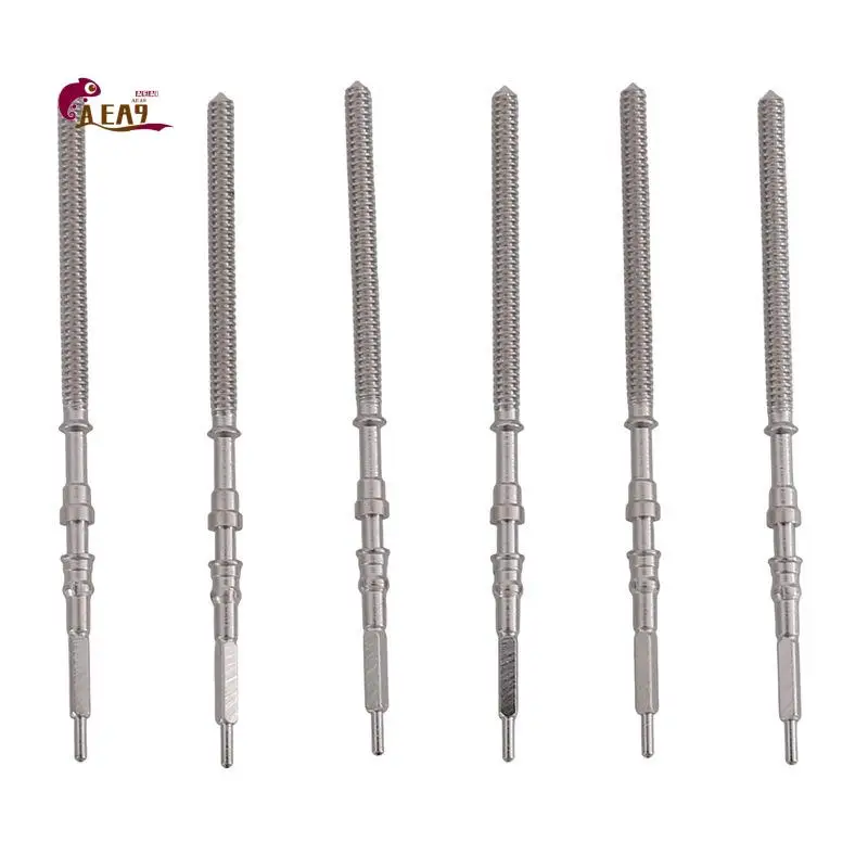 AEA9-NH35 NH36 Movement Handlebar Accessories Core Tap Rod Movement Maintenance Mechanical Watch Parts 6Pcs