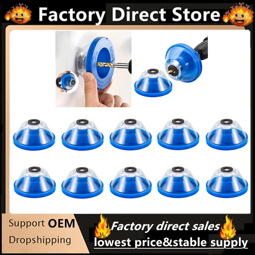 

10Pcs Household Electric Drill Dust Cover Ash Bowl Impact Hammer Dust Collector Power Tool Accessories Drilling Dustproof Device