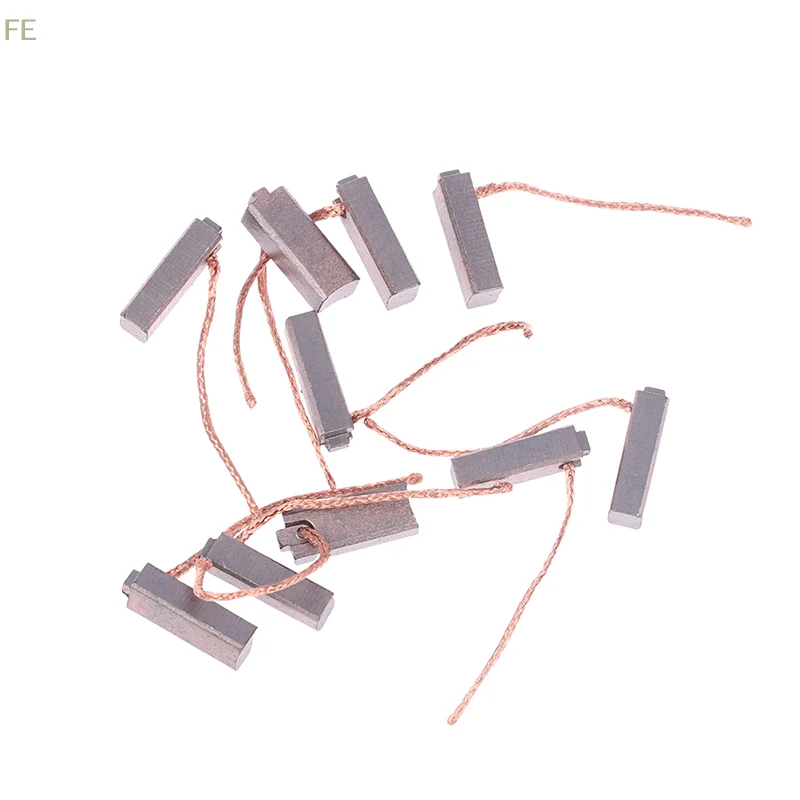 

[FE] 10pcs 5*7*19mm Electric Generator Carbon Brushes Car Alternator Power Tools Car Regulator Low Copper