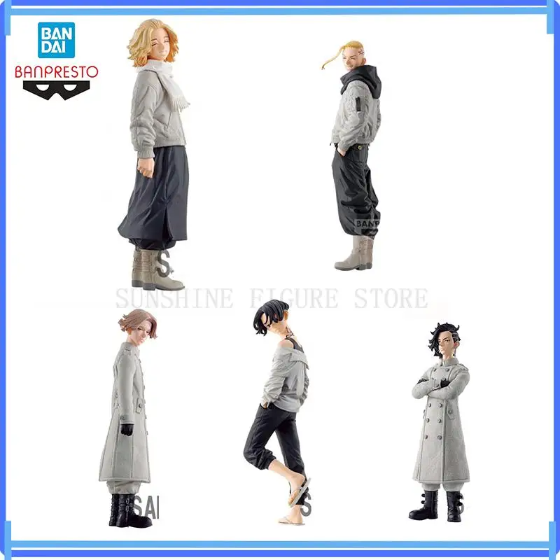 Bandai en Stock Banpresto Tokyo Revengers Draken Manjiro Sano Anime modelo figuras adornos coleccionables juguetes en caja regalo genuino