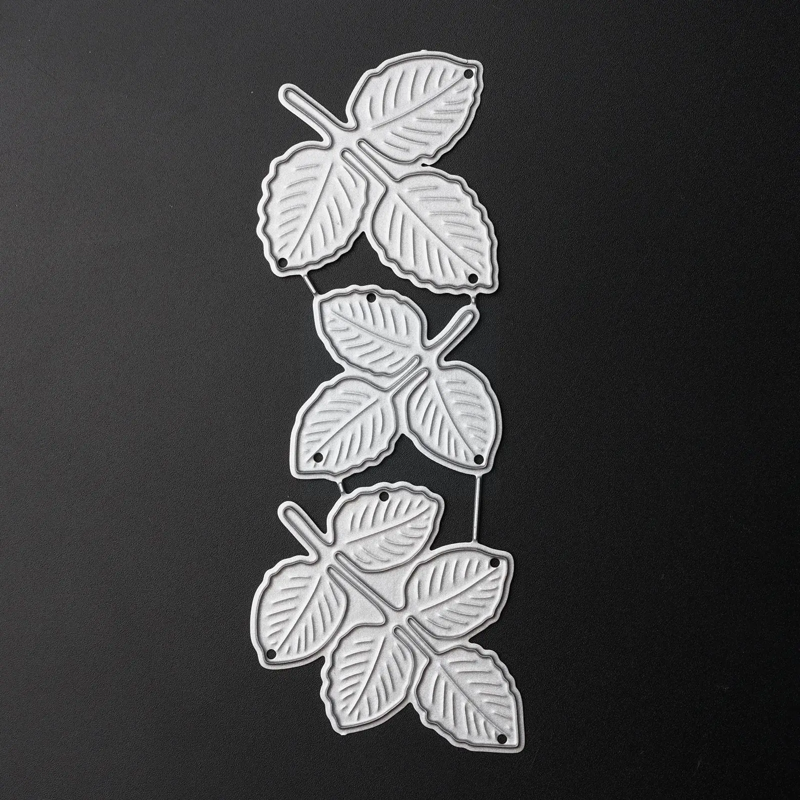 Metal Cutting Dies Rose Leaves Cut Scrapbook Paper Punch Mould Craft Knife V5X5