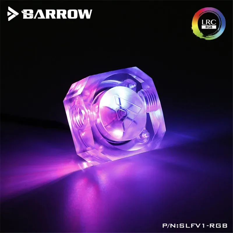 Barrow ARGB Flow Indicator LRC2.0 5V 3Pin SYNC Flow Indicator for Water Cooling System New Arrival SLFV1-RGB