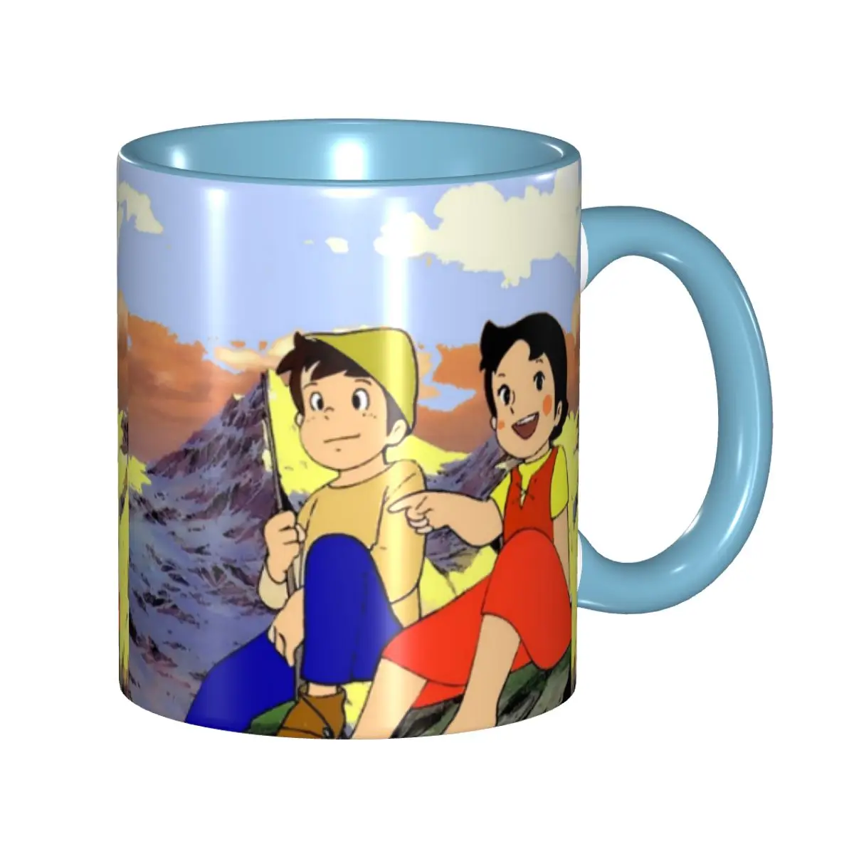 

Personalized Heidi And Peter On The Mountain Coffee Mugs DIY Ceramic Milk Tea Cups