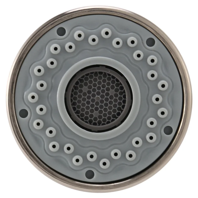 -Parti di ricambio per rubinetto lavello da cucina ABLP Testa di spruzzo per rubinetto estraibile, solo per connettore G1/2, finitura in nichel spazzolato