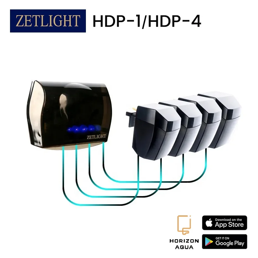 ZETLIGHT-bomba dosificadora para acuario de agua salada, dispositivo de calibración de alta precisión, HDP, WiFi, Bluetooth, para arrecife de Coral marino