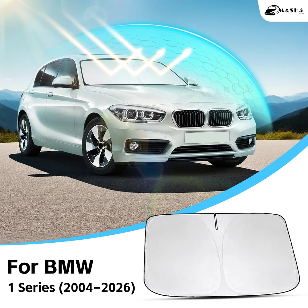 Car Windshield Sun Shade for BMW 1 Series E87 F20 F21 F40 F70 Reflector Sunshade Offers Protection Interior Accessories