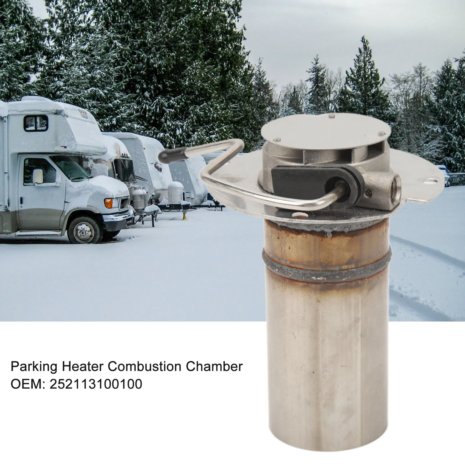

Air Heater Combustion Chamber 252113100100 5KW Stainless Steel Parking Heater Combustion Tube for Airtronic D4 D4S
