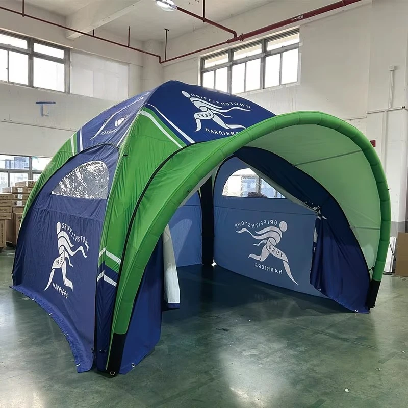 Advertising Outdoor Event Air Sealed Tent 4x4m Waterproof Oxford Fabric Inflatable Tent with Advertising Brand Free 3D Mock up