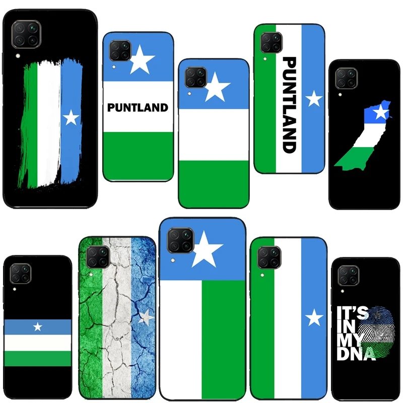 Puntland State Somali Flag Case For Huawei P60 P40 P20 P30 Pro Nova 5T 9 P Smart Honor X8 X9a 50 70 Magic 5 Lite Cover