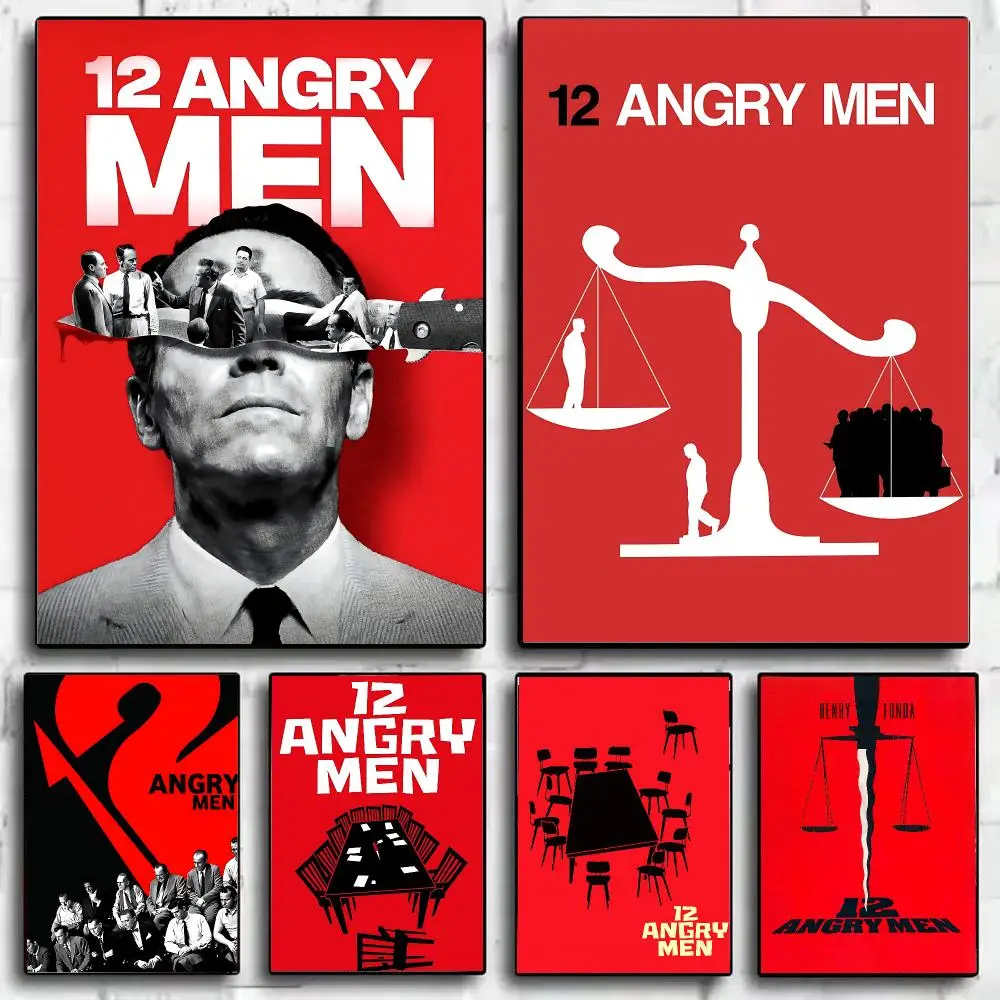 12 A-Angry M-Men Poster HD Poster Wall Art Print for Bedroom Living Room Office Bar Modern Aesthetic Home Decor
