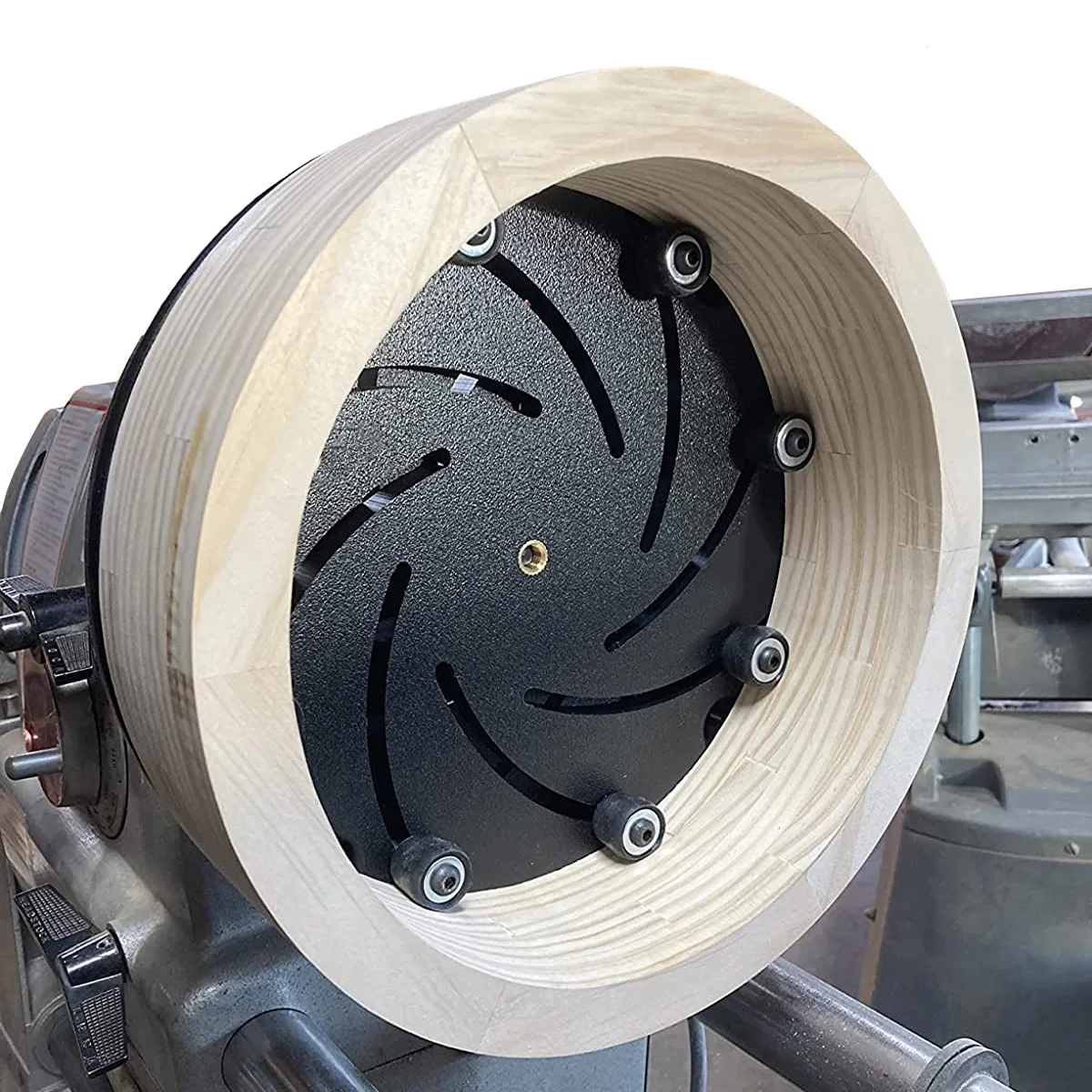 M33 * 3.5 Spindle Woodworking Chuck Self-centered Centrifugal for Hollow Wood Turning Lathe