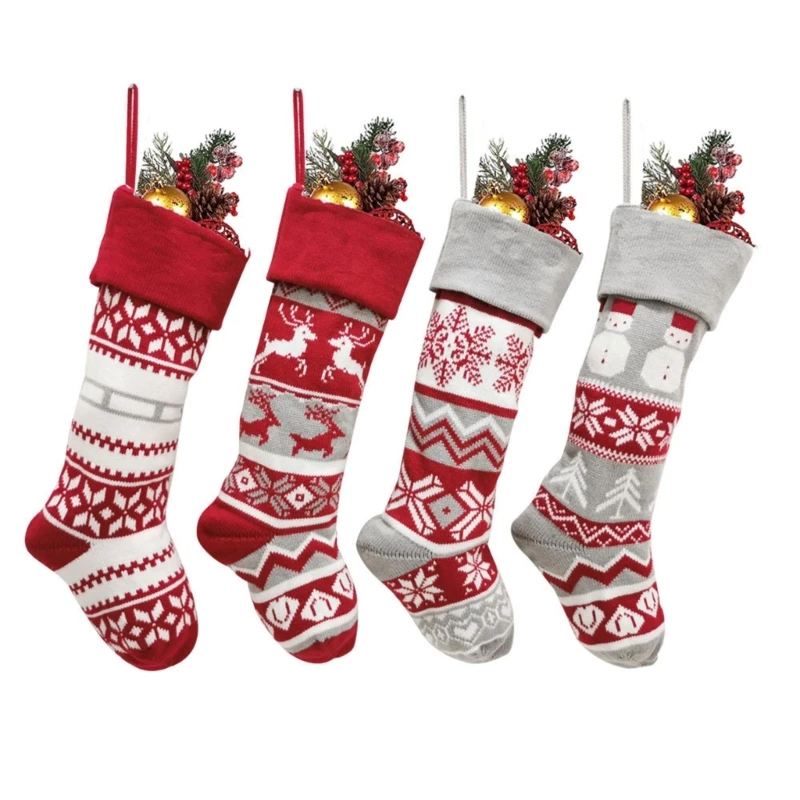 

Christmas Stocking Candy Gift Bag Christmas Tree Hanging Stocking Peadant Socks