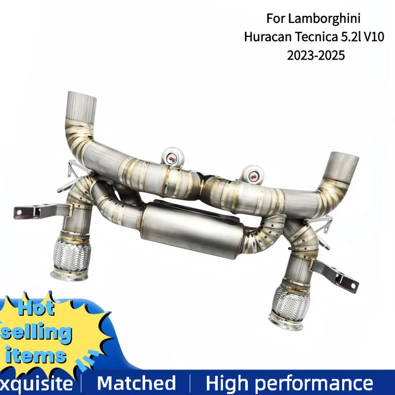 Titanium Valve Exhaust System for Lamborghini Huracan Tecnica 5.2l V10 2023-2025 Catback Exhaust Pipes Muffler Sonic Upgrade