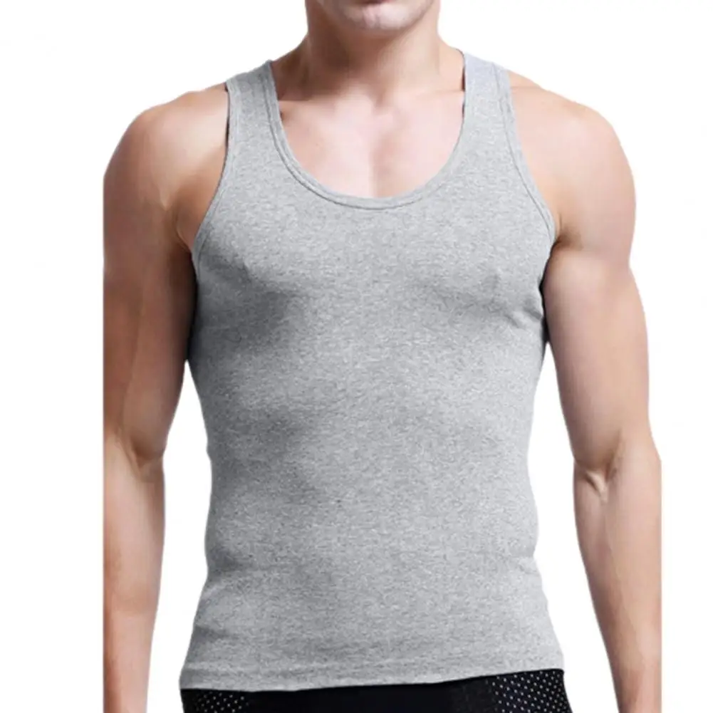 Men Workout Tank Top Quick-drying Seamless Men's Fitness Tank Top with Stretchy Breathable Fabric for Gym Workouts Sports Plus