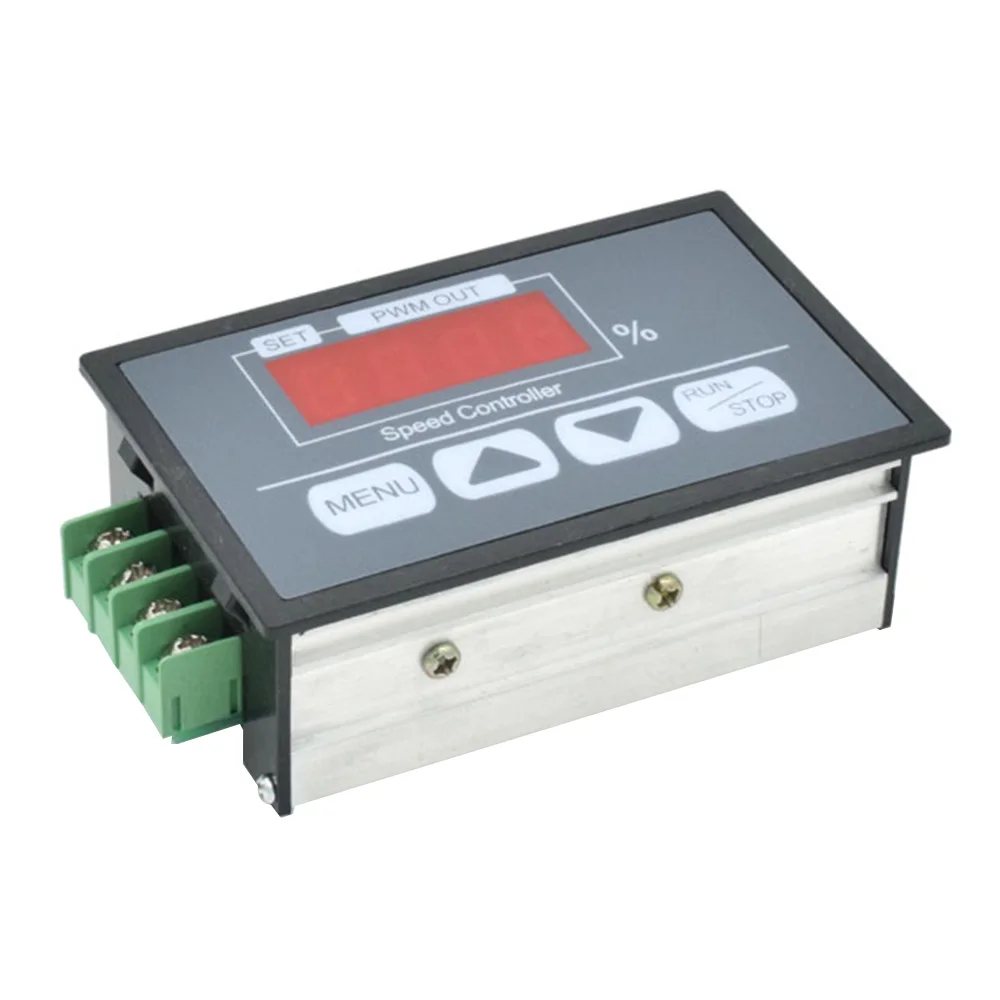 DC 6-60V 30A Motor-Drehzahlregler-Schalter mit Sanftanlauf und Soft-Stop, PWM-Controller, Stromversorgungszubehör – Detail 4