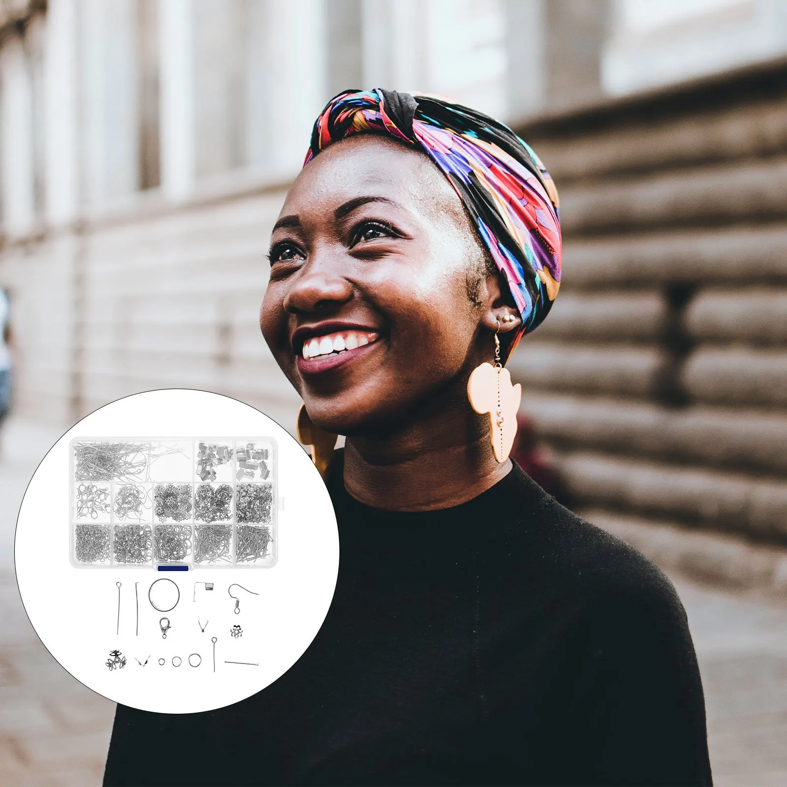 

1 Box DIY Ear Hook Jewelry Findings Lightweight Durable Earring Hooks for Handmade Jewelry Making Eardrop Clasp DIY Supplies