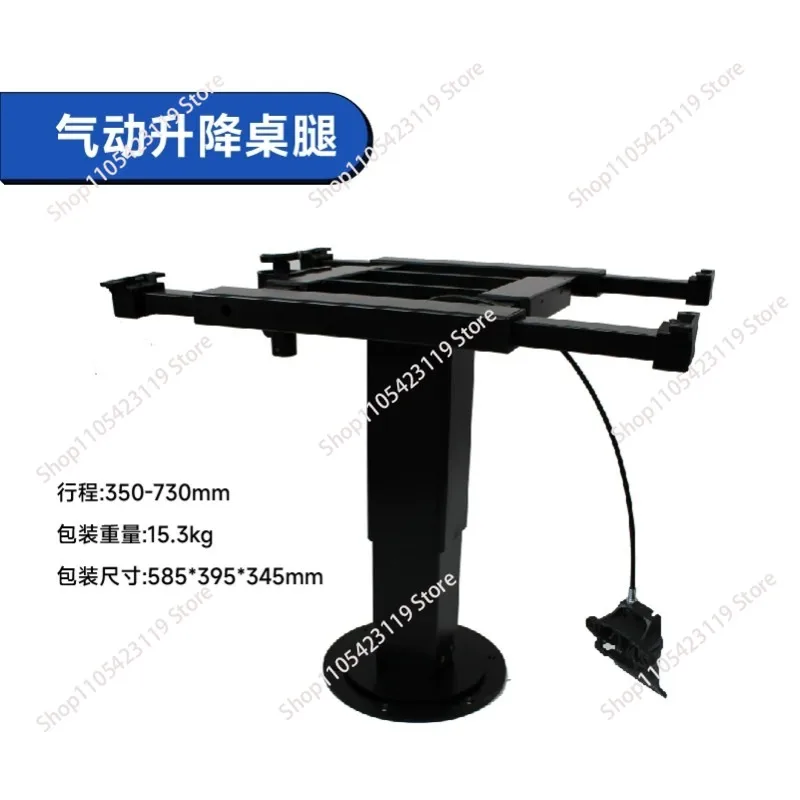 Adjustable Pneumatic Tatami Suitable for Camper Yacht Convertible Bed/Table Heavy Duty RV Telescopic Table Frame with Gas Lift