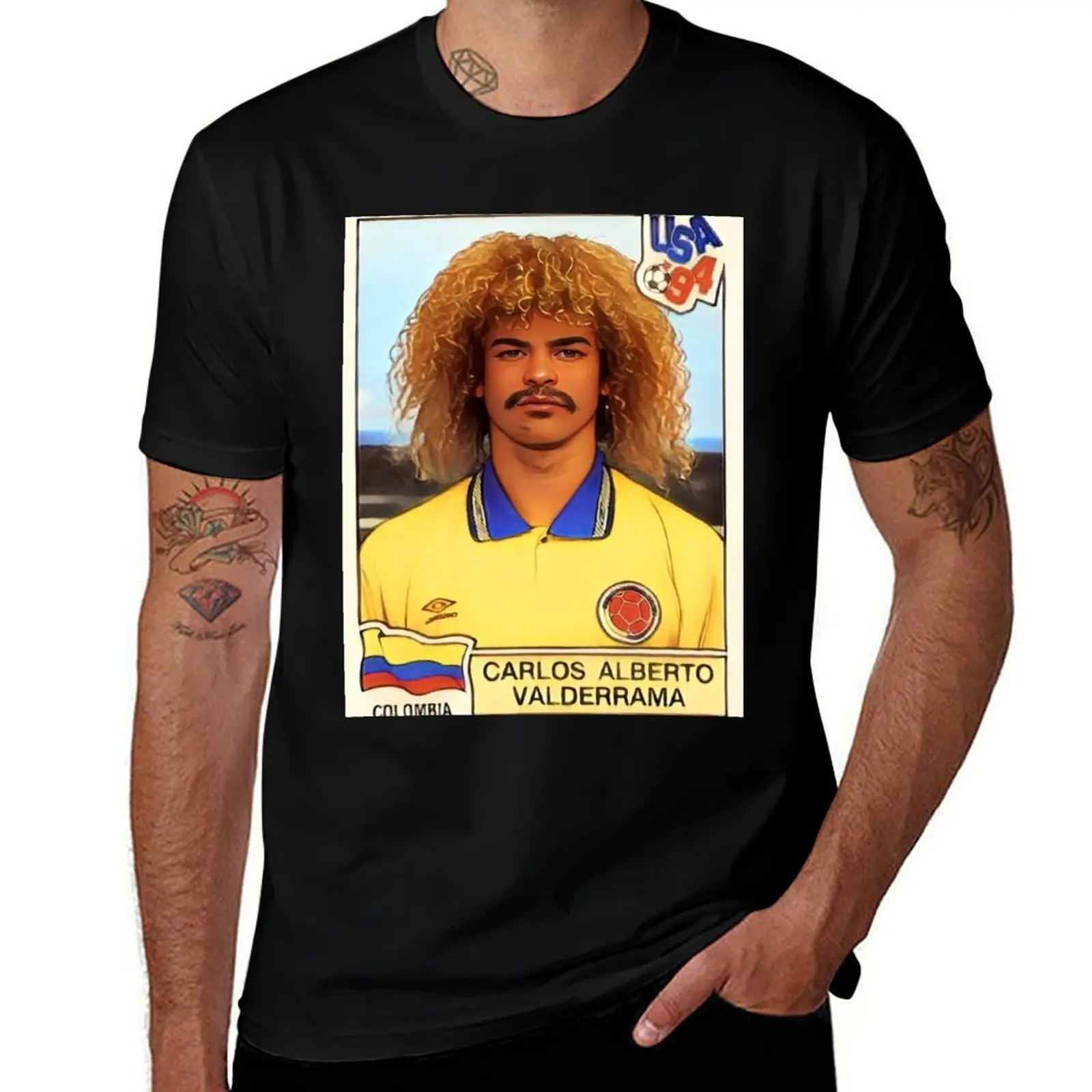 Pibe Valderrama Vintage Cartoon T-Shirt street wear shirts graphic anime heavyweight t shirts for men