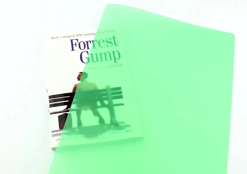 10 Sheets Size 21*30cm Matte Translucent Color PVC Acetate Sheets Plastic Binding Cover With Round Corner Thickness 0.3mm