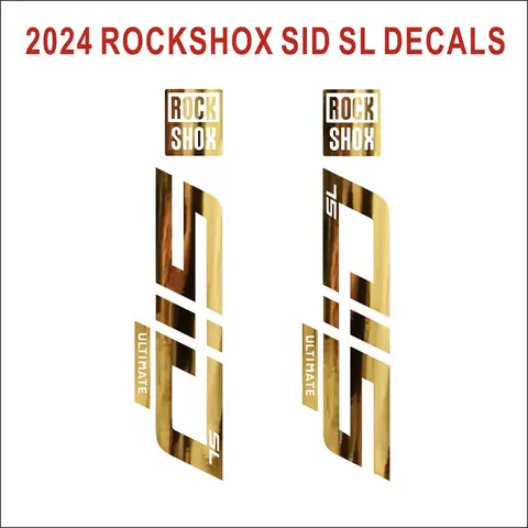 2pics/set ROCKSHOX SID ULTIMATE Mountain Bike Front Fork Decals Bicycle MTB Front Fork Stickers Bike Accessorice Can't cover