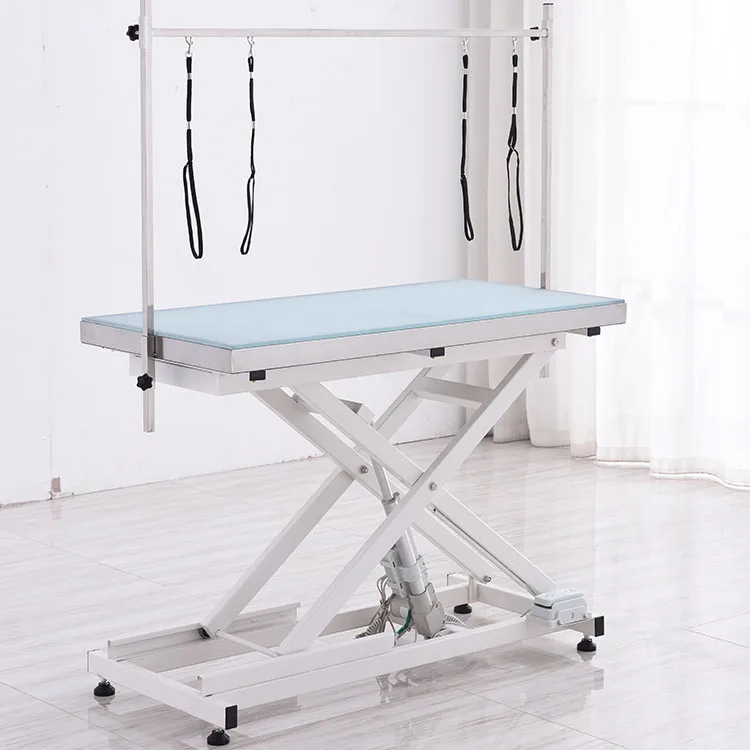 Electric Cross Lifting Led Light Pet Large Dog Grooming Table for sale