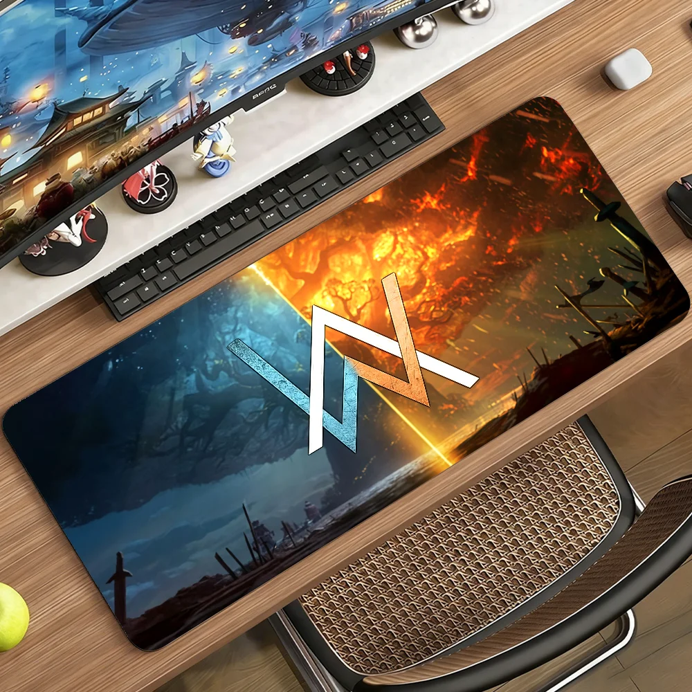 

Singer Mouse Pad Non-slip Rubber Computer Mat Gamer Balance Decoracion A-Alan W-Walker Deskmat Laptop Office Large