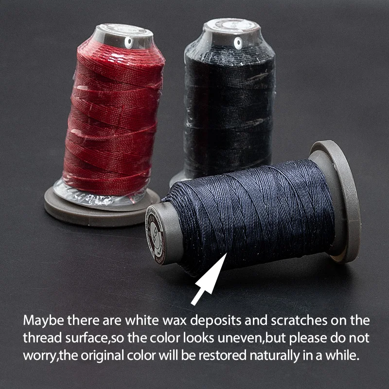 WUTA 70-120m Round Waxed Thread Repair Cord String Polyester Hand Sewing Line for Braided Bracelet DIY Accessories Leather Craft