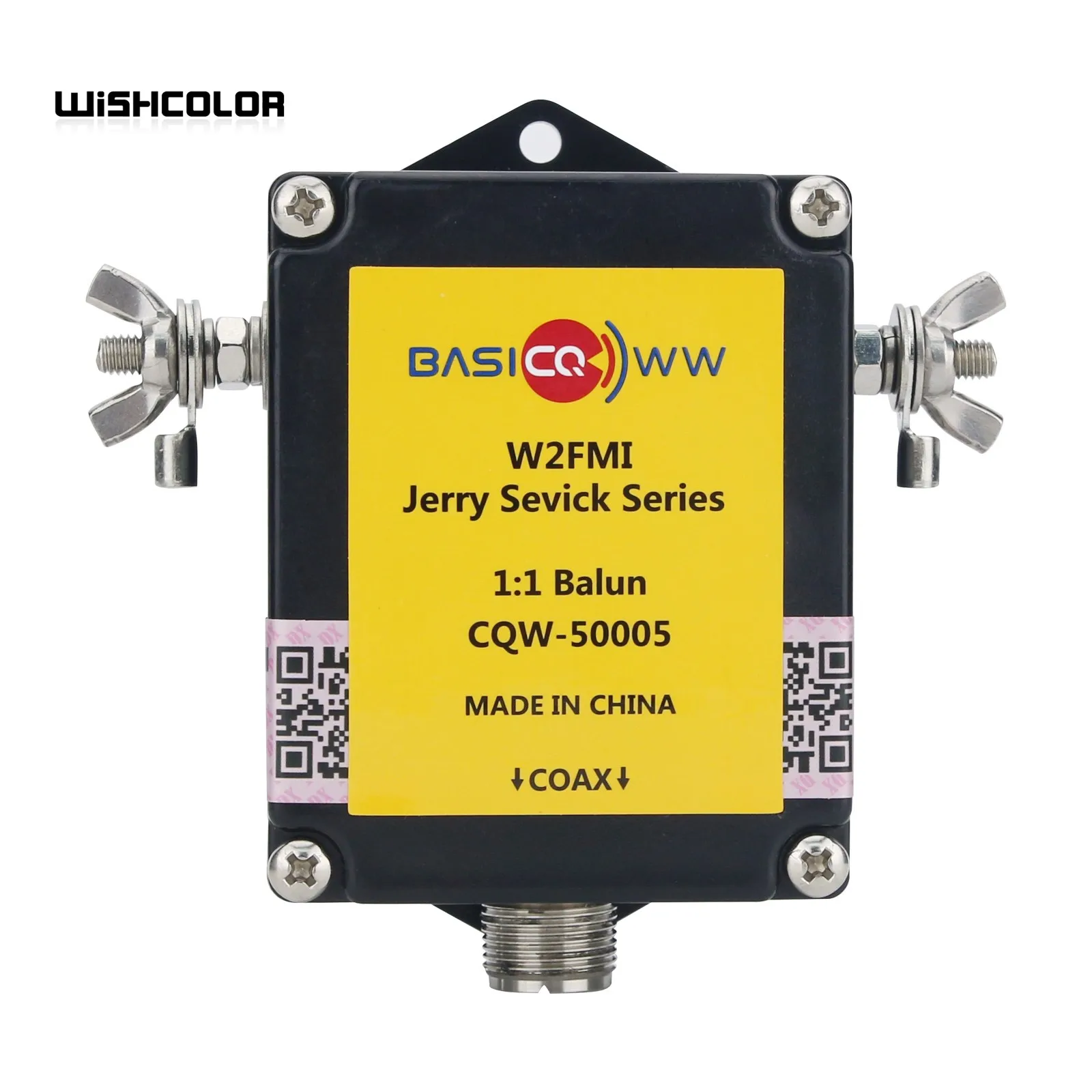 BASICQWW CQW-50005U 50005UC 50005S 50005SC 50005TC QRP Balun 500W 1:1 Balun 1.8-54MHz HF Shortwave Current Antenna Balun