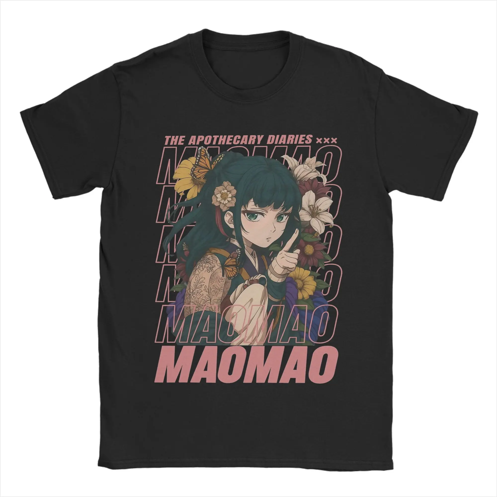 

Men's Maomao The Apothecary Diaries Anime T Shirt 100% Cotton Clothes Vintage Short Sleeve Crewneck Tees Printed T-Shirt