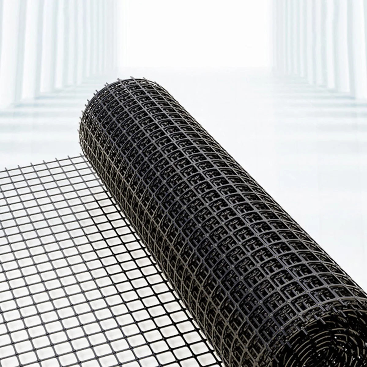 

1X10M PVC Fence Net Lattice Mesh Black Plastic Leakproof Mesh Net With 20pcs Zip Ties For Pet Farm Garden Protection Safety Net