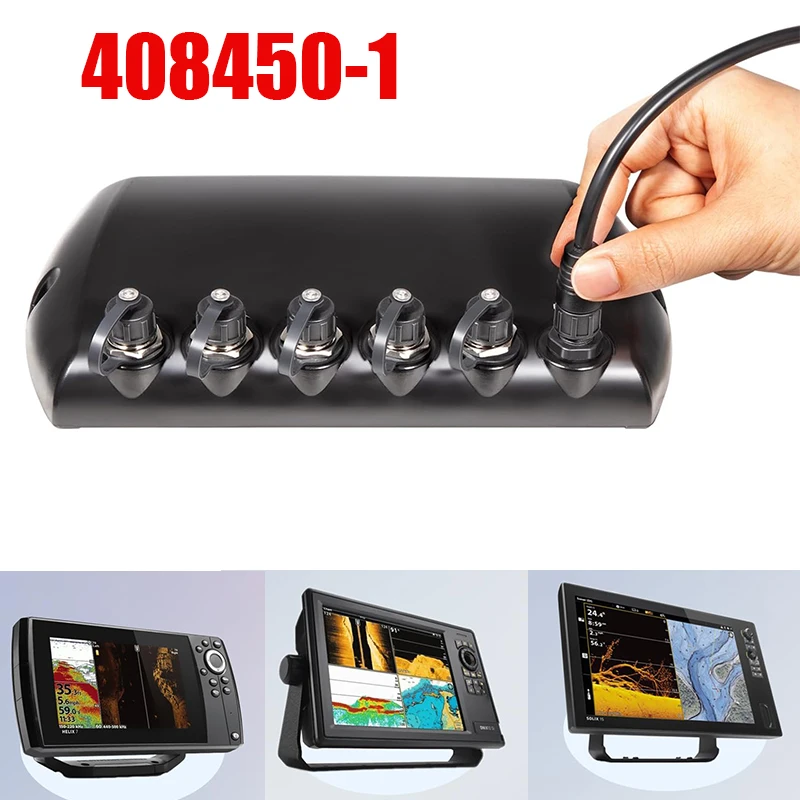 

408450-1 AS ETH 5PXG 5-Port Ethernet Switch for Humminbird Helix, APEX, SOLIX, XPLORE Fish Finders - Marine Network Hub