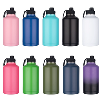 1000mL 1200mL 1900mL 3800mL32oz 40oz 64oz 128oz insulated cup outdoor portable large capacity vacuum sports kettle