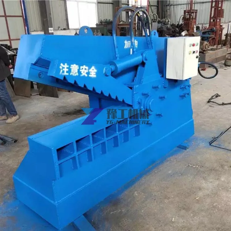 Hydraulic Mechanical Recycling Scrap Metal Aluminum Steel Iron Plate Recycling Shearing Machine Alligator Cutting Shear Machine